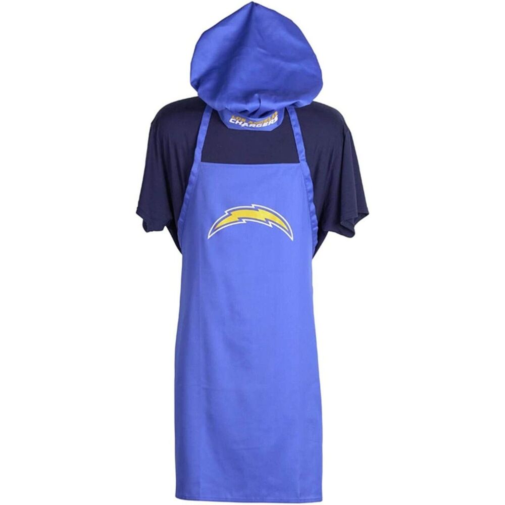 NFL‎ Los Angeles Chargers Chef Hat and Team Apron Set Universal Size